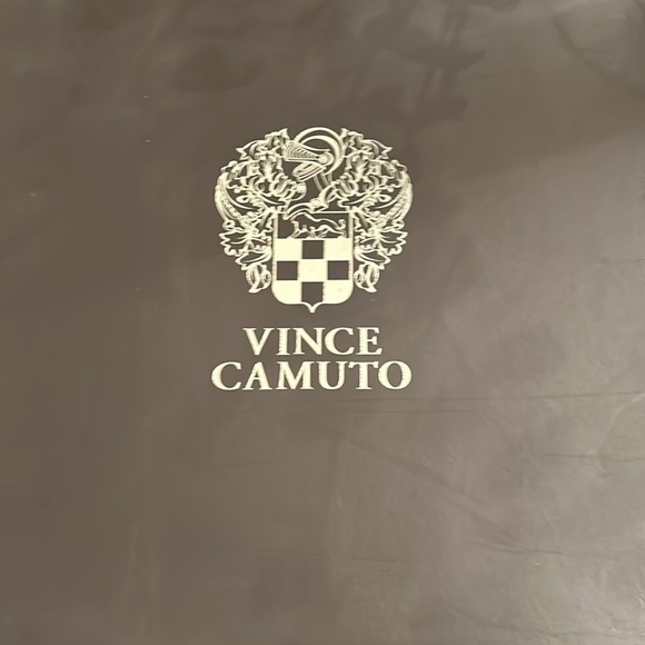 Vince Camuto Motorcycle Heeled Boots Leather Round Toe Mid-Calf Belt Design W 7m - Picture 6 of 7